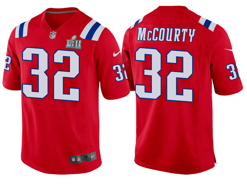 Youth New England Patriots #32 Devin McCourty Red Super Bowl LII Bound Game Jersey Youth New England Patriots #32 Devin McCourty Red Super Bowl LII Bound Game Jersey