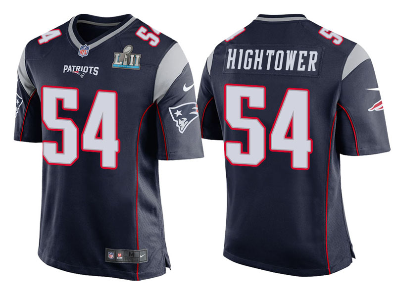 Youth New England Patriots #54 Dont'a Hightower Navy Super Bowl LII Bound Game Jersey Youth New England Patriots #54 Dont'a Hightower Navy Super Bowl LII Bound Game Jersey