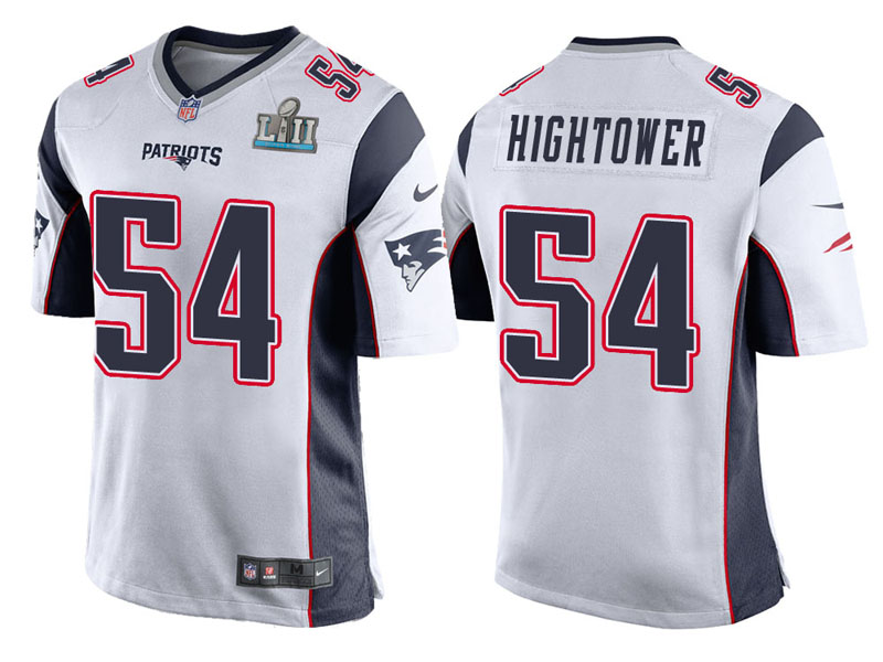 Youth New England Patriots #54 Dont'a Hightower White Super Bowl LII Bound Game Jersey Youth New England Patriots #54 Dont'a Hightower White Super Bowl LII Bound Game Jersey