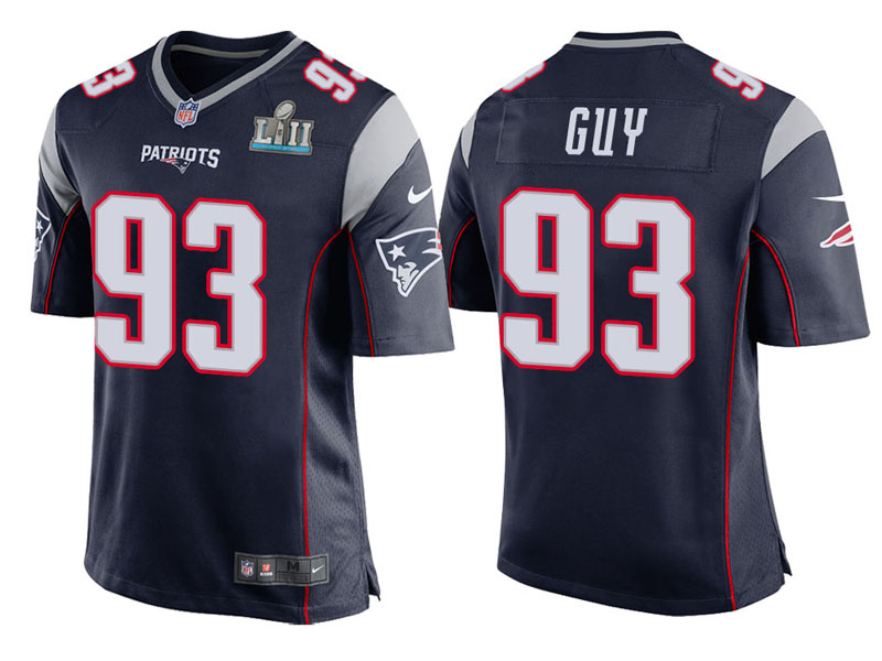 Youth New England Patriots #93 Lawrence Guy Navy Super Bowl LII Bound Game Jersey Youth New England Patriots #93 Lawrence Guy Navy Super Bowl LII Bound Game Jersey