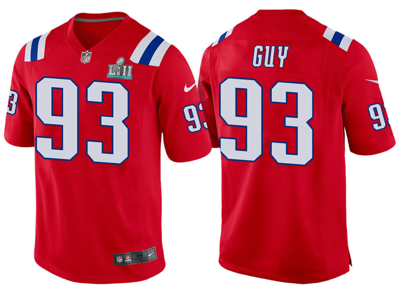 Youth New England Patriots #93 Lawrence Guy Red Super Bowl LII Bound Game Jersey Youth New England Patriots #93 Lawrence Guy Red Super Bowl LII Bound Game Jersey