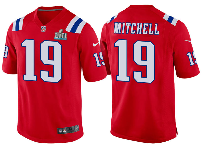 Youth New England Patriots #19 Malcolm Mitchell Red Super Bowl LII Bound Game Jersey Youth New England Patriots #19 Malcolm Mitchell Red Super Bowl LII Bound Game Jersey