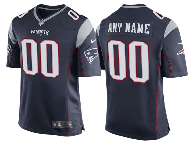 Youth New England Patriots Navy Game Customized Jersey Youth New England Patriots Navy Game Customized Jersey