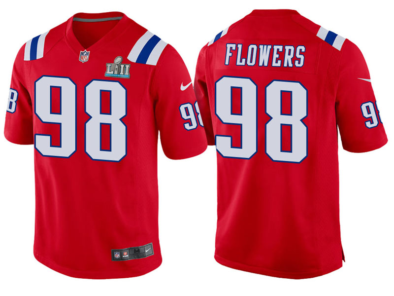 Youth New England Patriots #98 Trey Flowers Red Super Bowl LII Bound Game Jersey Youth New England Patriots #98 Trey Flowers Red Super Bowl LII Bound Game Jersey