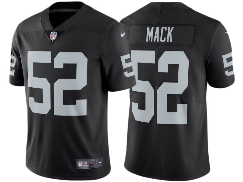 Youth Oakland Raiders #52 Khalil Mack Black Vapor Untouchable Limited Jersey Youth Oakland Raiders #52 Khalil Mack Black Vapor Untouchable Limited Jersey