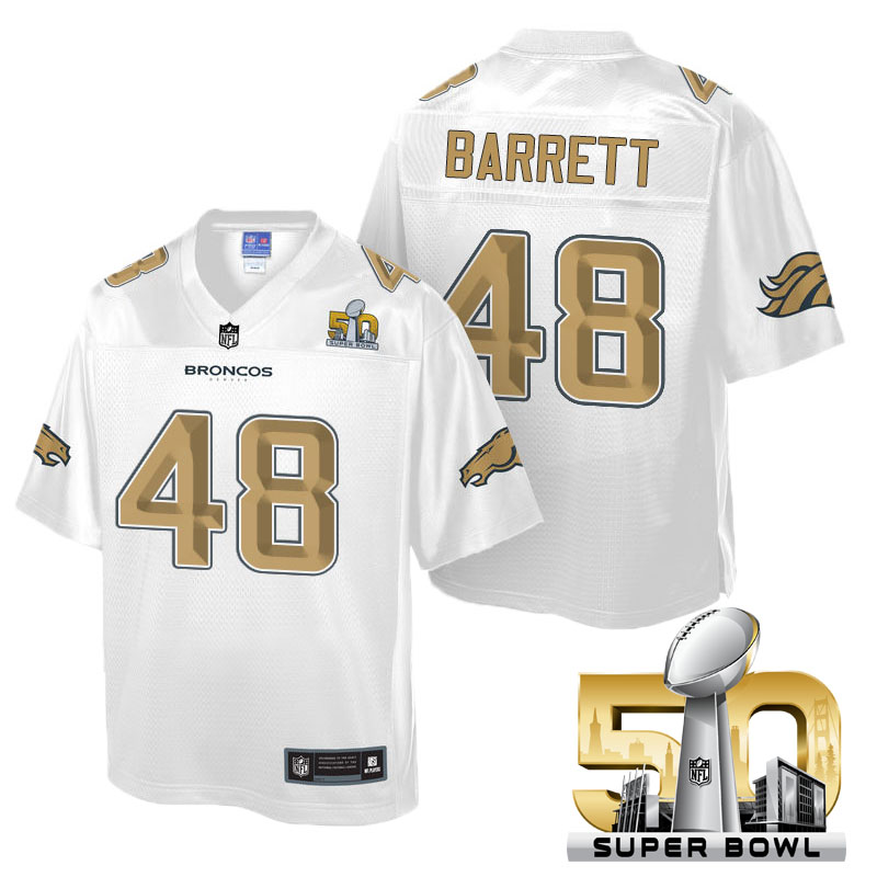 Youth Denver Broncos #48 Shaquil Barrett White 2016 Super Bowl 50 Pro Line Fashion Jersey Youth Denver Broncos #48 Shaquil Barrett White 2016 Super Bowl 50 Pro Line Fashion Jersey