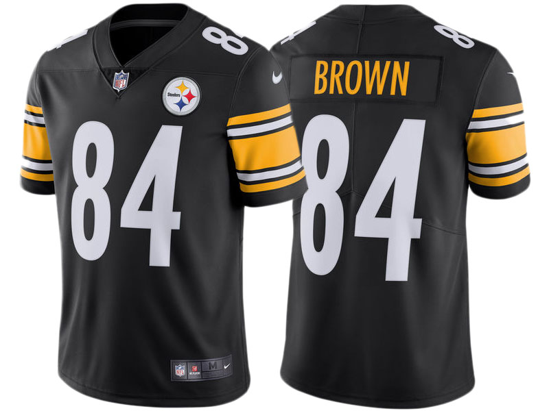 Youth Pittsburgh Steelers #84 Antonio Brown Black Vapor Untouchable Limited Jersey Youth Pittsburgh Steelers #84 Antonio Brown Black Vapor Untouchable Limited Jersey