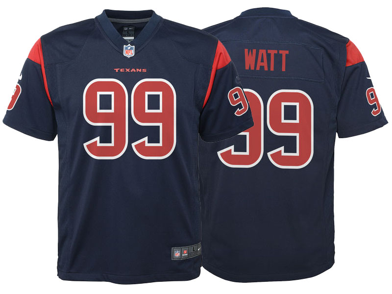 Youth Houston Texans #99 J.J. Watt Navy Color Rush Game Jersey Youth Houston Texans #99 J.J. Watt Navy Color Rush Game Jersey