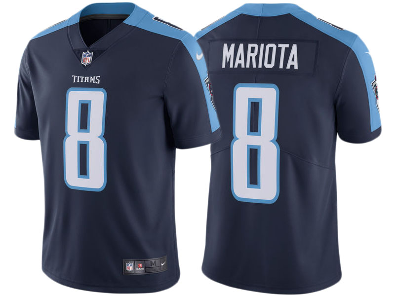 Youth Tennessee Titans #8 Marcus Mariota Navy Vapor Untouchable Limited Jersey Youth Tennessee Titans #8 Marcus Mariota Navy Vapor Untouchable Limited Jersey