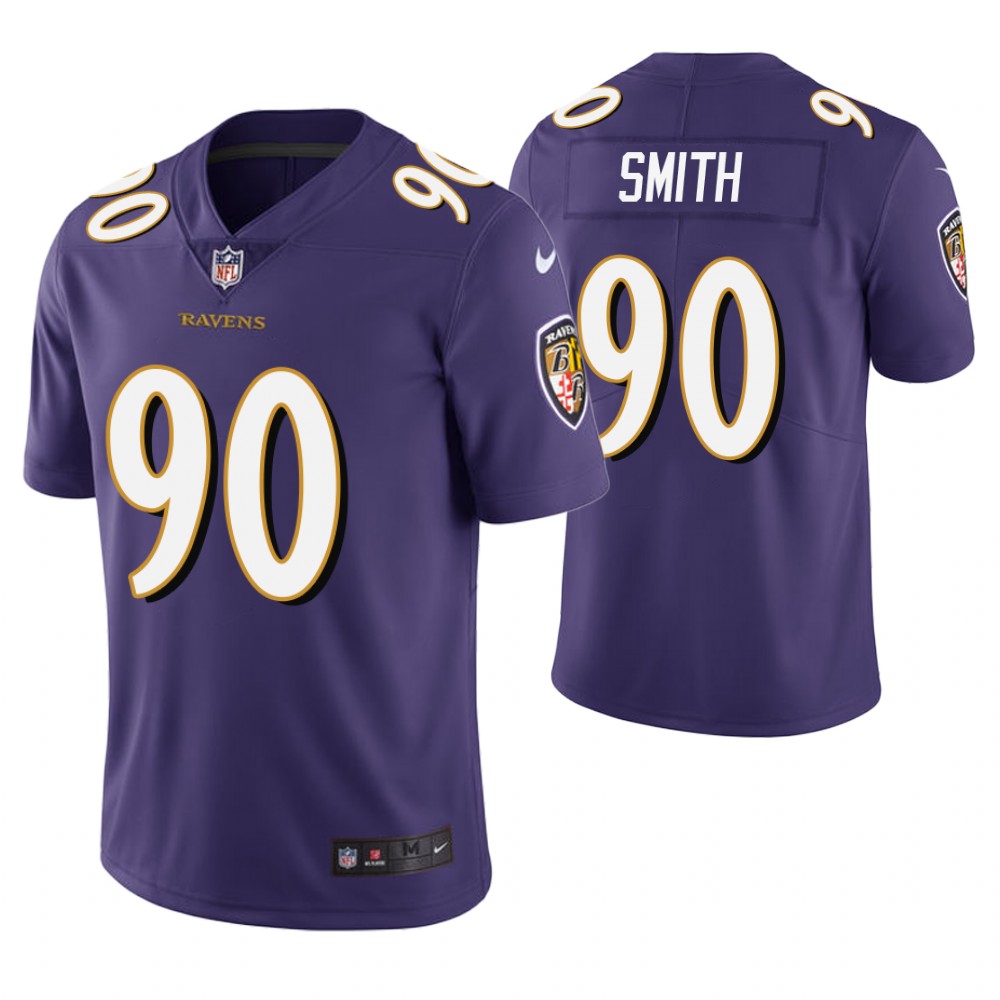 Baltimore Ravens #90 Za'Darius Smith Purple Vapor Untouchable Limited Jersey Baltimore Ravens #90 Za'Darius Smith Purple Vapor Untouchable Limited Jersey