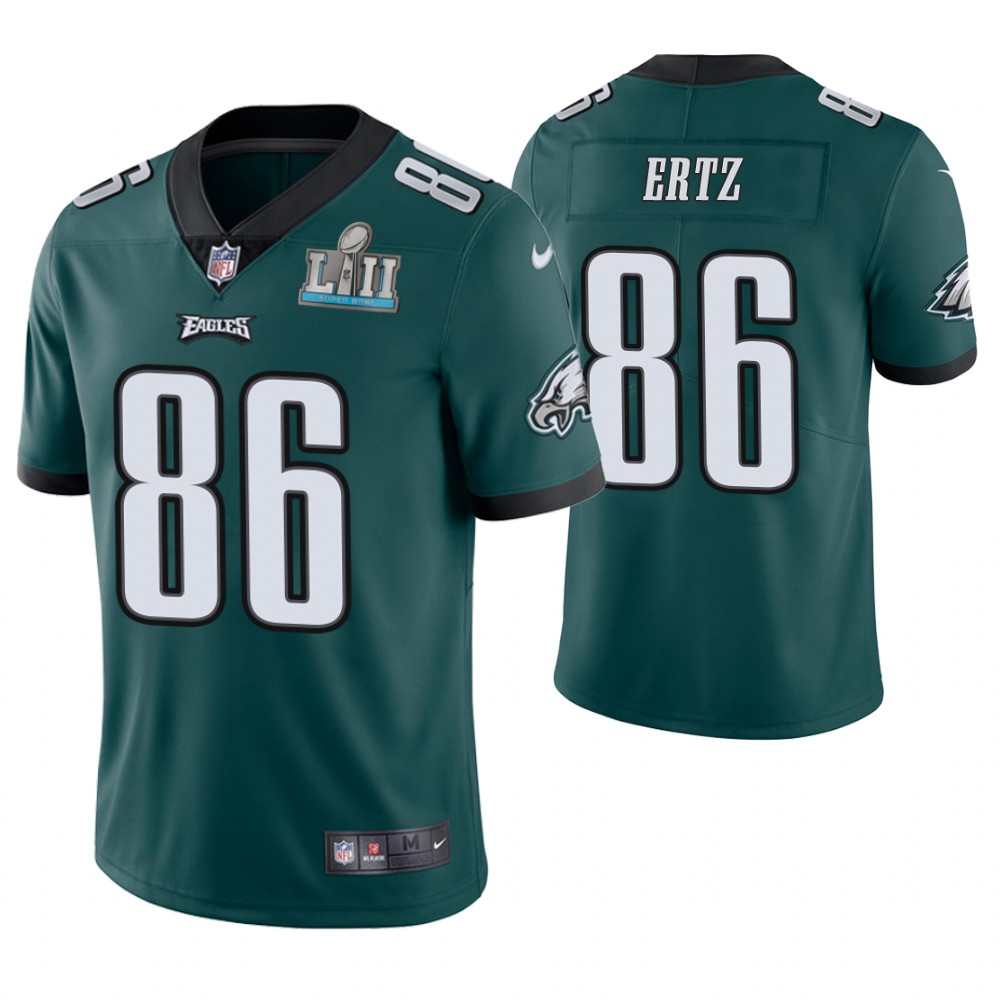 Philadelphia Eagles #86 Zach Ertz Green Super Bowl LII Champions Limited Jersey Philadelphia Eagles #86 Zach Ertz Green Super Bowl LII Champions Limited Jersey