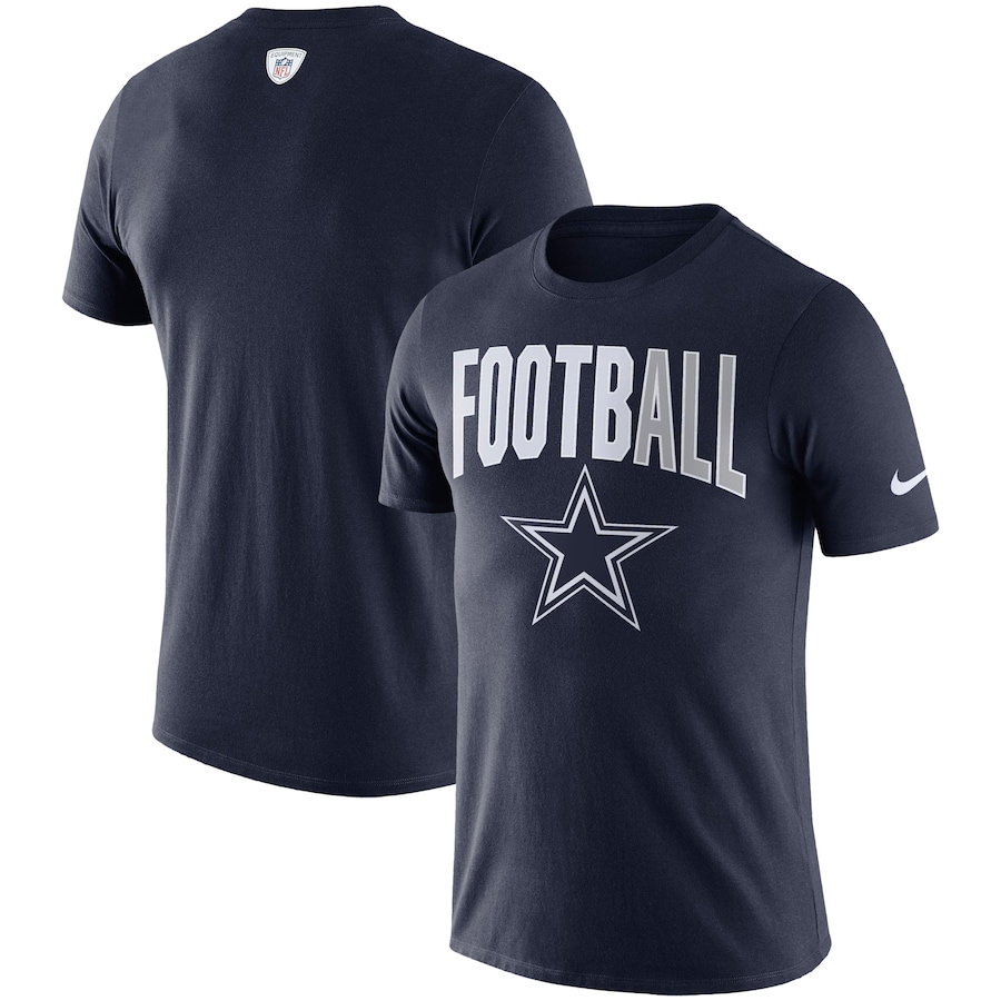 Dallas Cowboys Football Sideline All Football Performance T-Shirt - Navy Dallas Cowboys Football Sideline All Football Performance T-Shirt - Navy