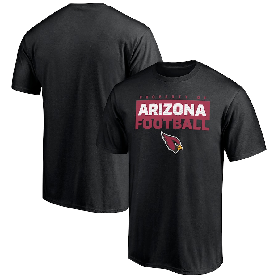 Arizona Cardinals Black Gain Ground T-Shirt - Man