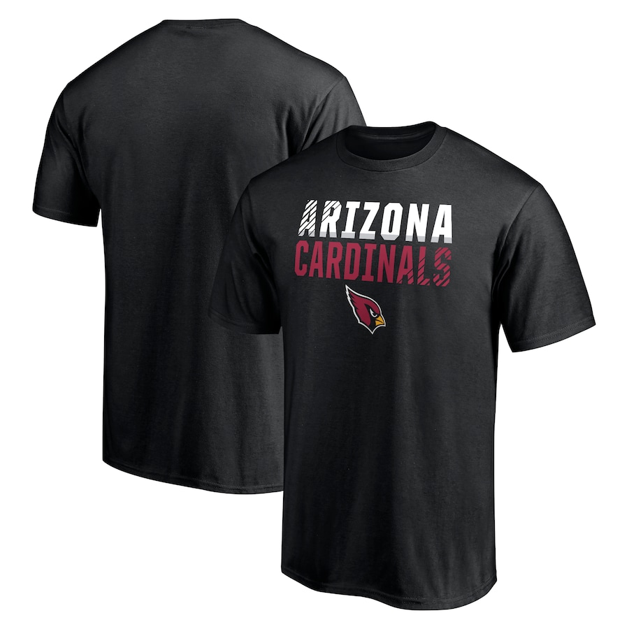 Arizona Cardinals Black Team Fade Out T-Shirt - Man
