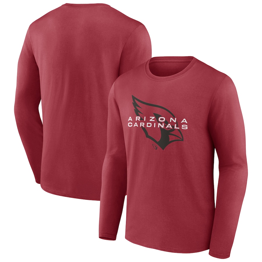 Arizona Cardinals Cardinal Advance to Victory Long Sleeve T-Shirt - Man Arizona Cardinals Cardinal Advance to Victory Long Sleeve T-Shirt - Man