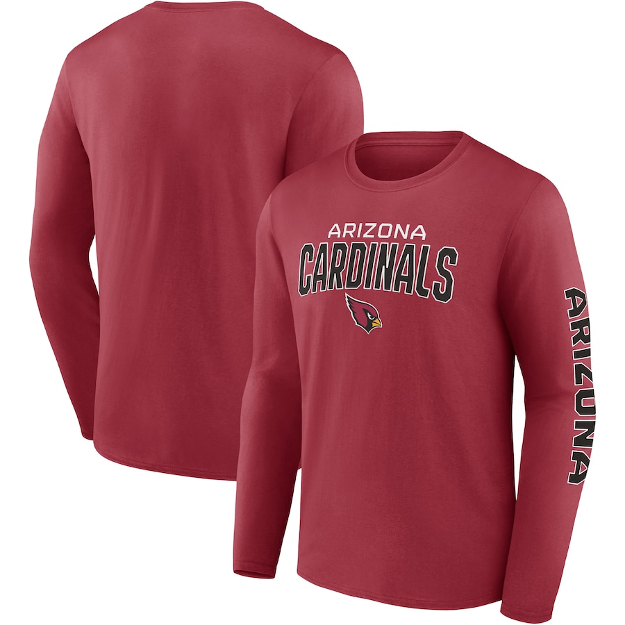 Arizona Cardinals Cardinal Go the Distance Long Sleeve T-Shirt - Man