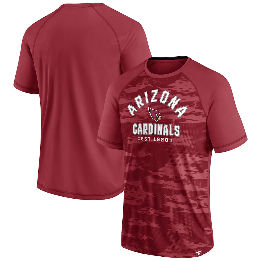 Arizona Cardinals Cardinal Hail Mary Raglan T-Shirt - Man