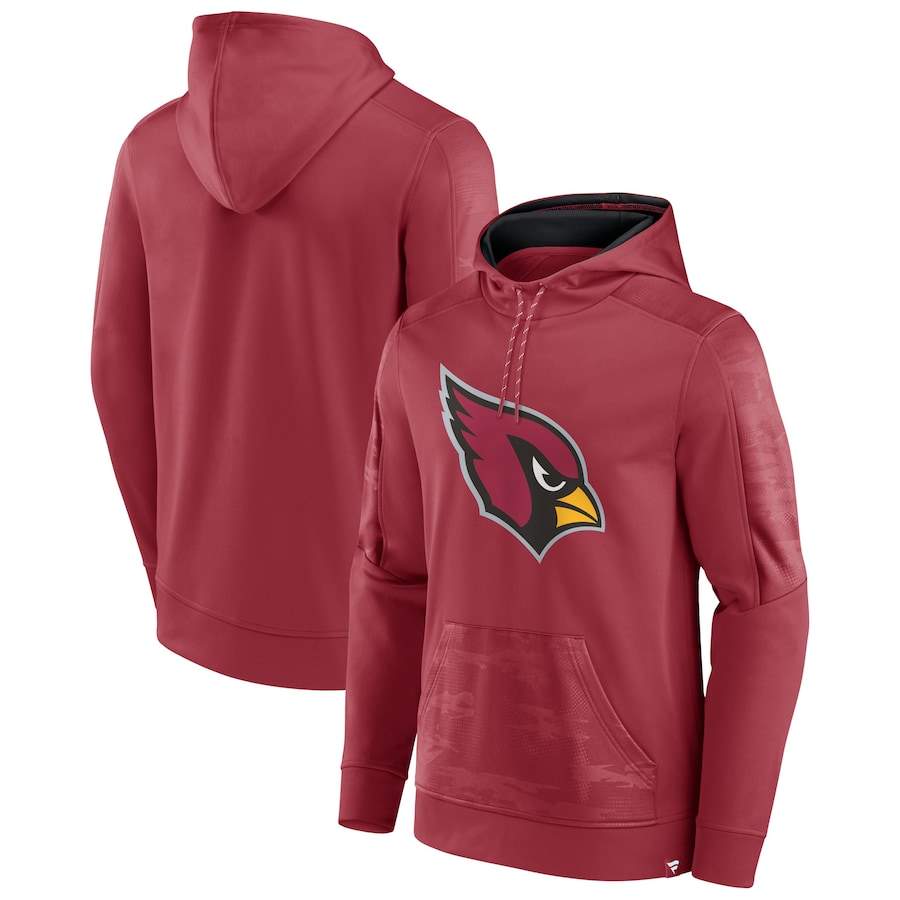 Arizona Cardinals Cardinal On The Ball Pullover Hoodie - Man Arizona Cardinals Cardinal On The Ball Pullover Hoodie - Man