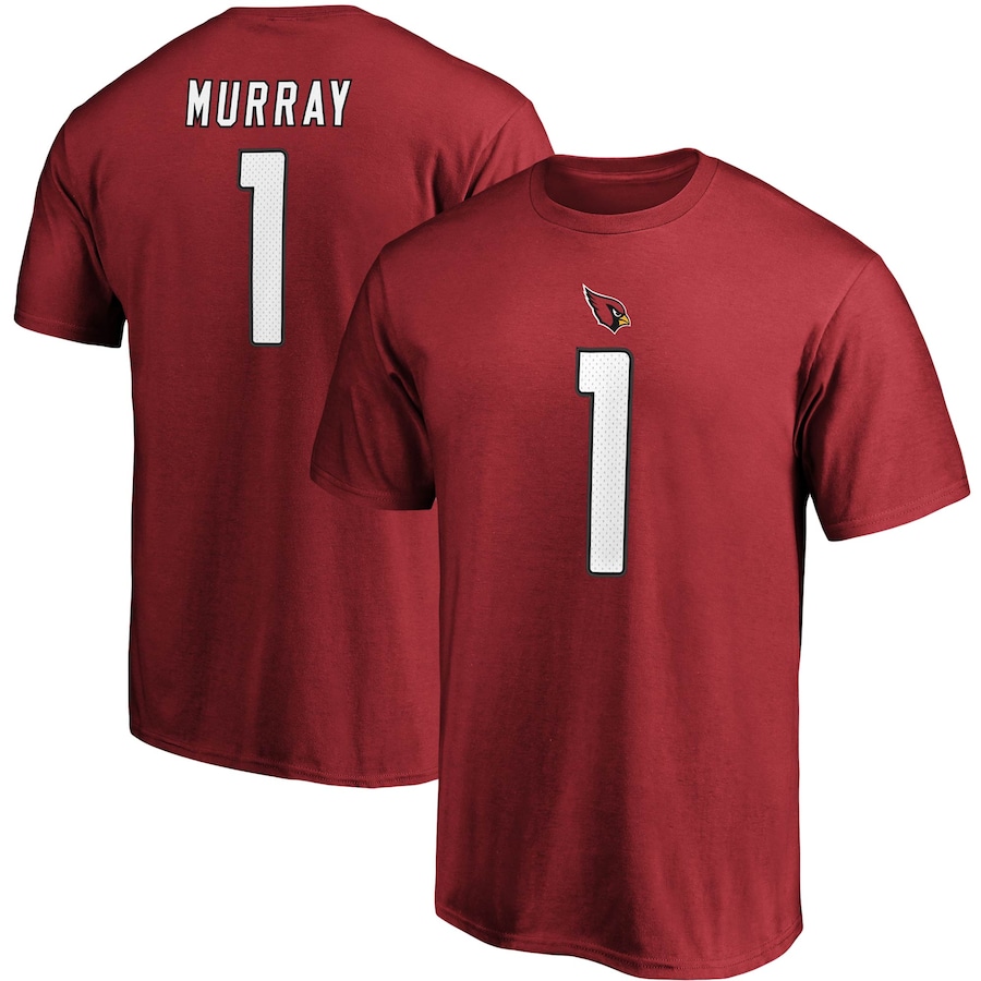 Arizona Cardinals Kyler Murray Cardinal Name & Number T-Shirt - Man