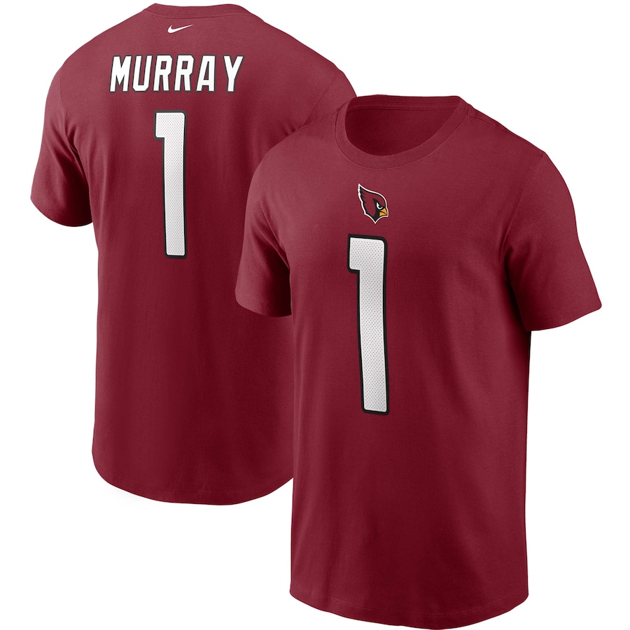Arizona Cardinals Kyler Murray Football Cardinal Name & Number T-Shirt - Man