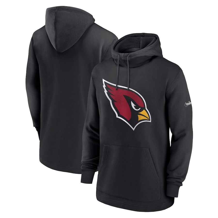 Arizona Cardinals Football Black Classic Pullover Hoodie - Man Arizona Cardinals Football Black Classic Pullover Hoodie - Man