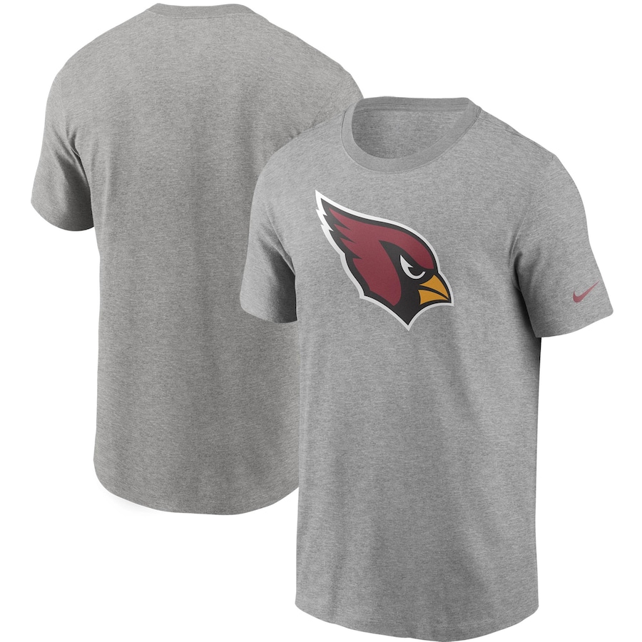 Arizona Cardinals Football Heathered Gray Primary Logo T-Shirt - Man Arizona Cardinals Football Heathered Gray Primary Logo T-Shirt - Man