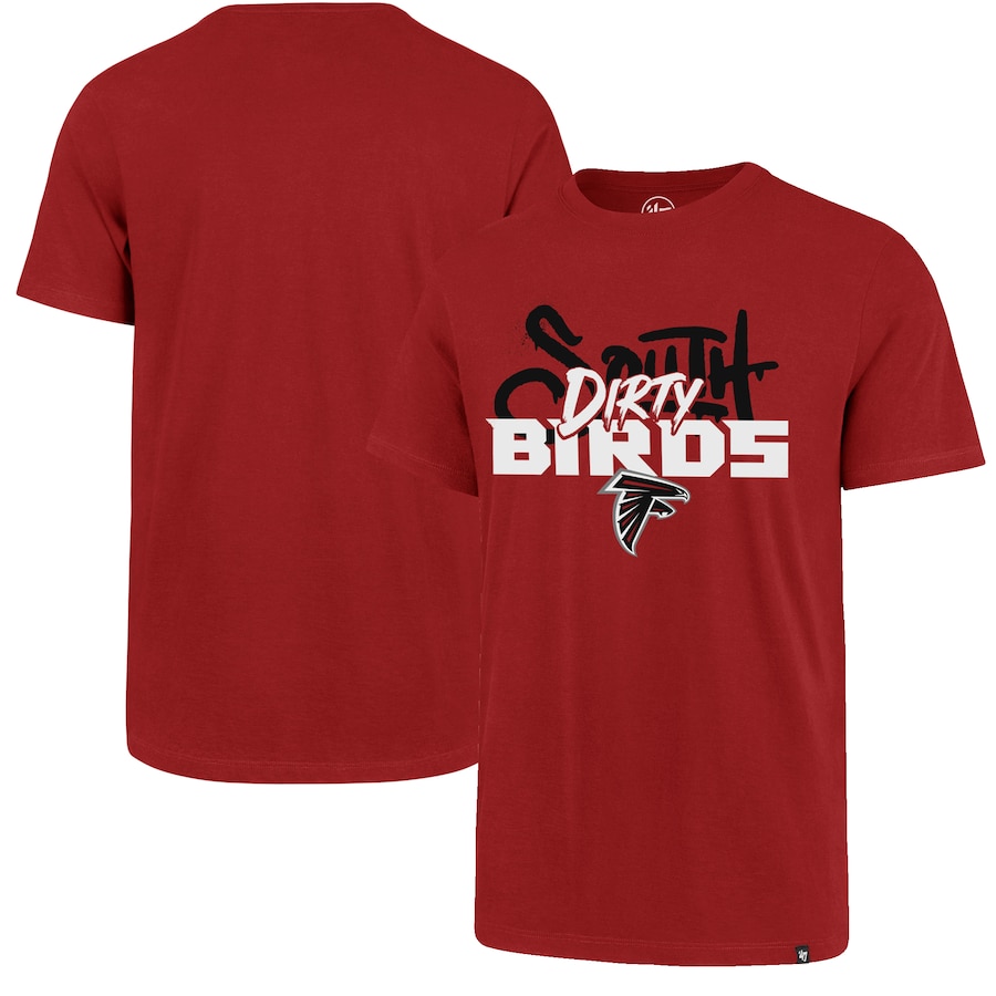 Atlanta Falcons '47 Red Dirty Birds Regional Super Rival T-Shirt - Man