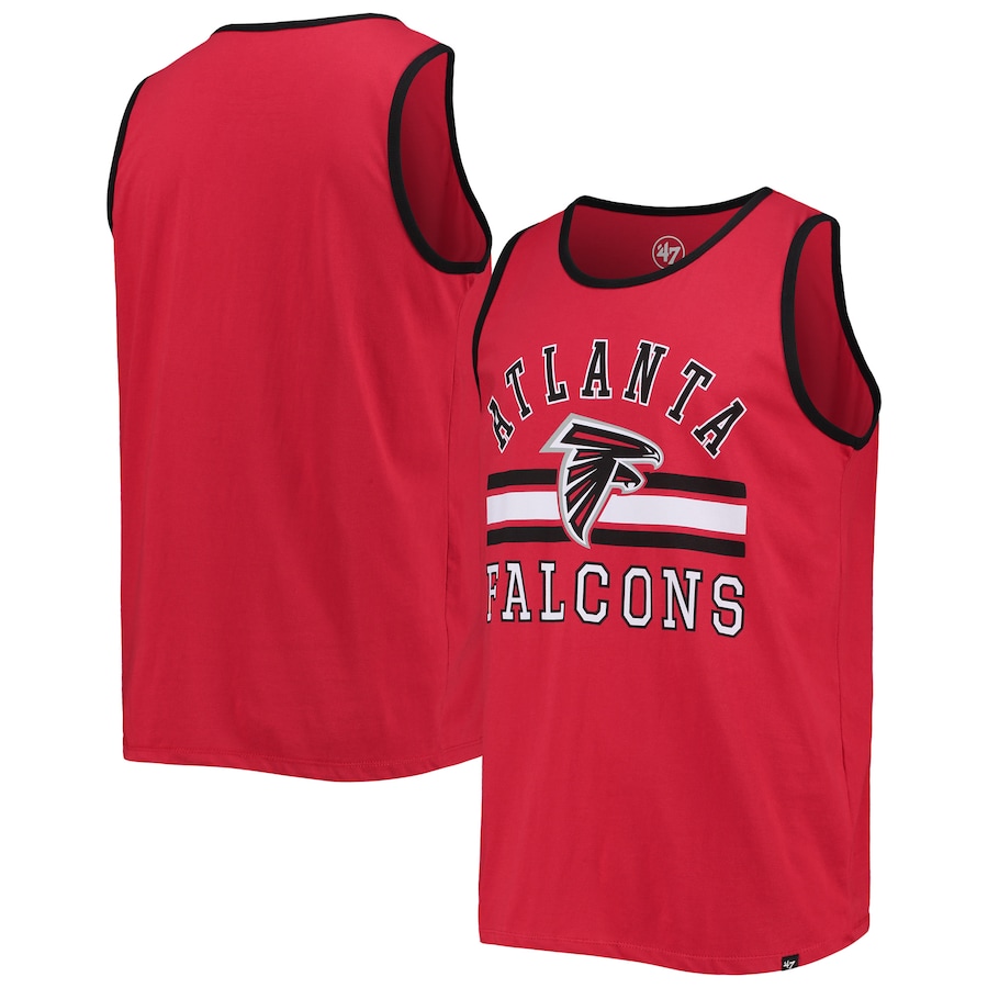 Atlanta Falcons '47 Red Edge Super Rival Tank Top - Man