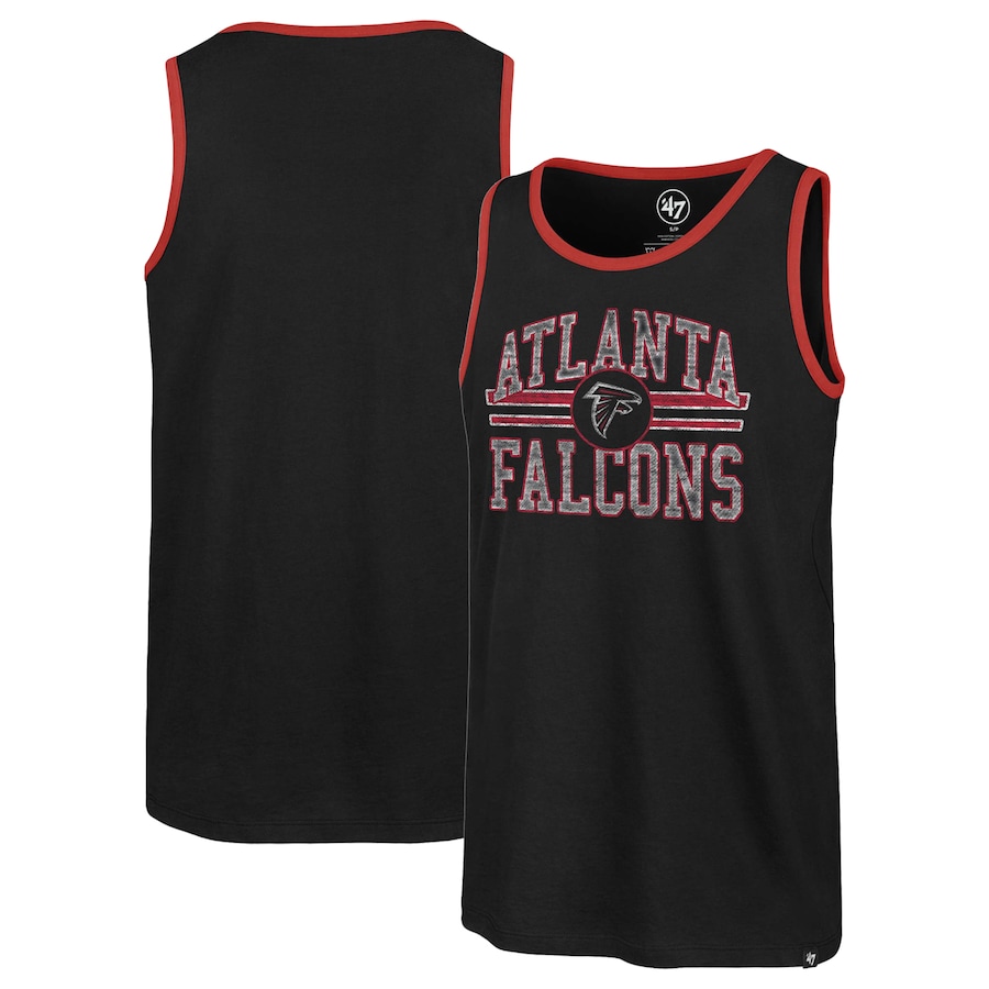 Atlanta Falcons '47 Black Winger Franklin Tank Top - Man