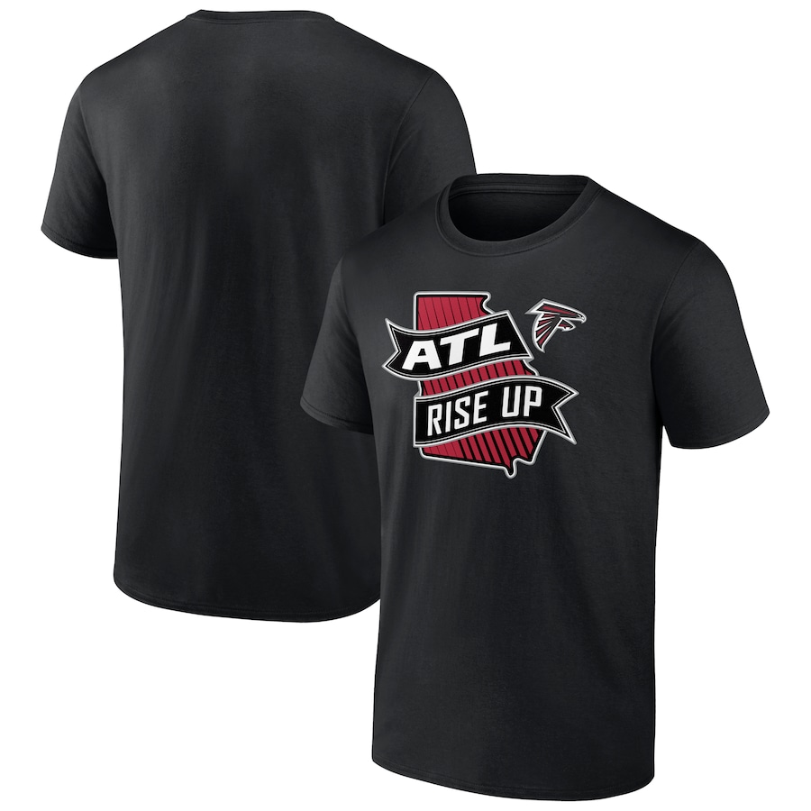 Atlanta Falcons Black Hometown Collection Prime Time T-Shirt - Man