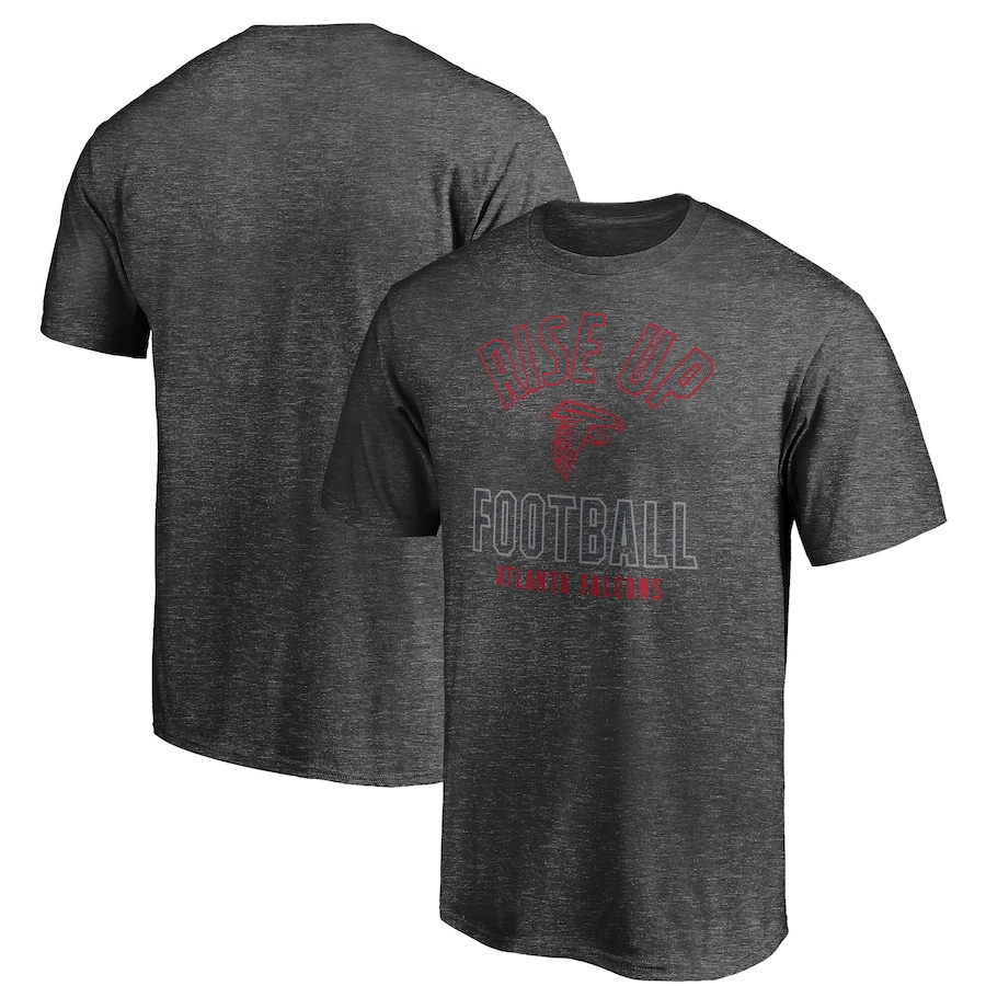 Atlanta Falcons Heathered Charcoal Hometown Rise Up T-Shirt - Man