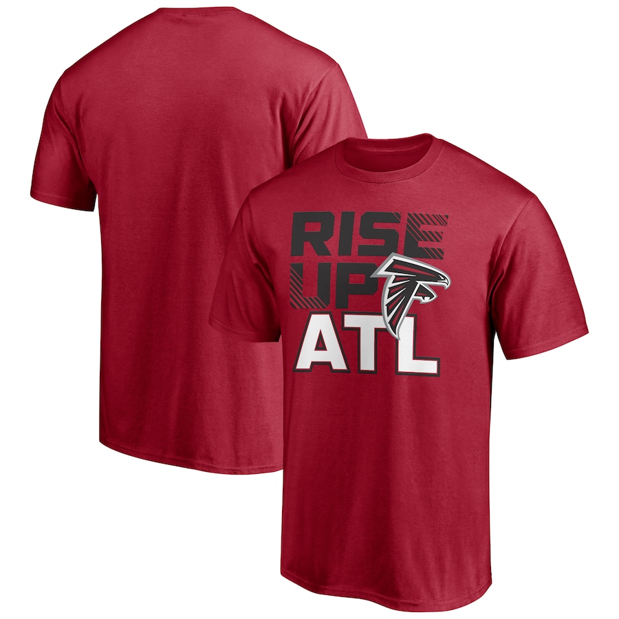Atlanta Falcons Red Hometown Collection 1st Down T-Shirt - Man