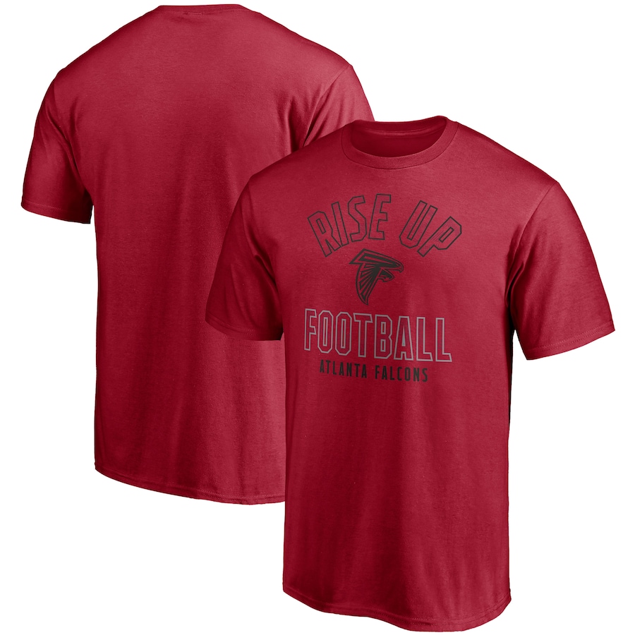 Atlanta Falcons Red Hometown Rise Up T-Shirt - Man