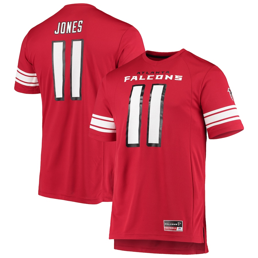 Atlanta Falcons Julio Jones Majestic Red Hashmark Player Jersey - Man