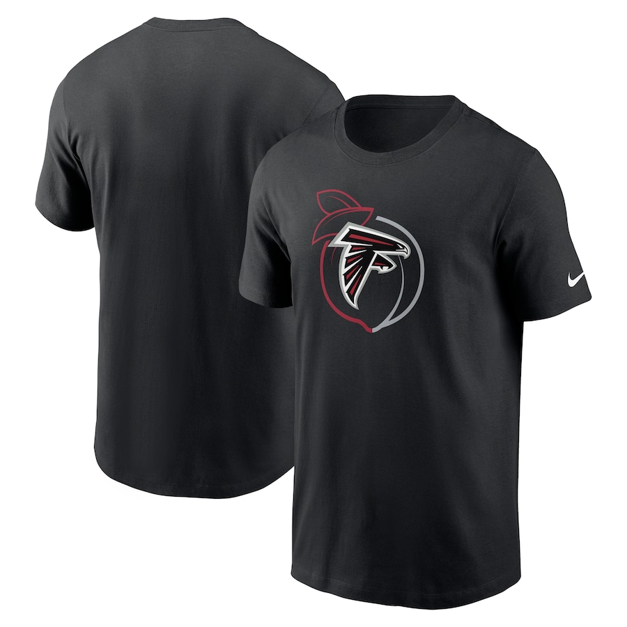 Atlanta Falcons Football Black Essential Local Phrase T-Shirt - Man
