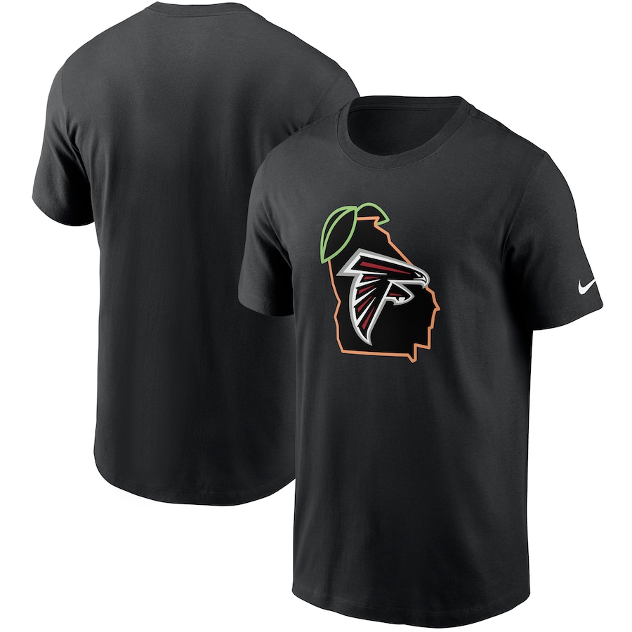 Atlanta Falcons Football Black Hometown Collection State T-Shirt - Man