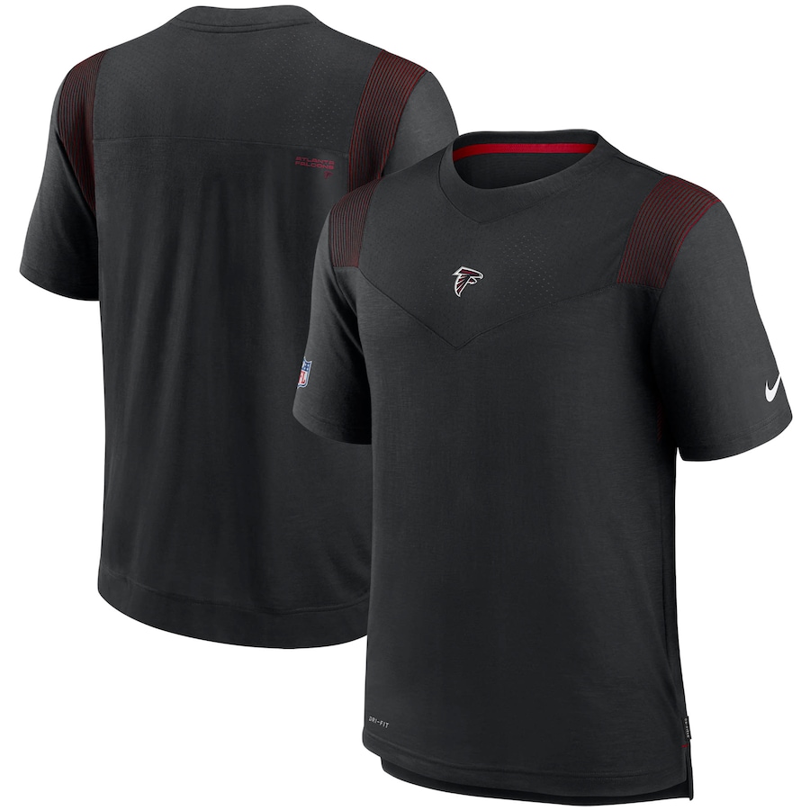 Atlanta Falcons Football Black Sideline Player UV Performance T-Shirt - Man