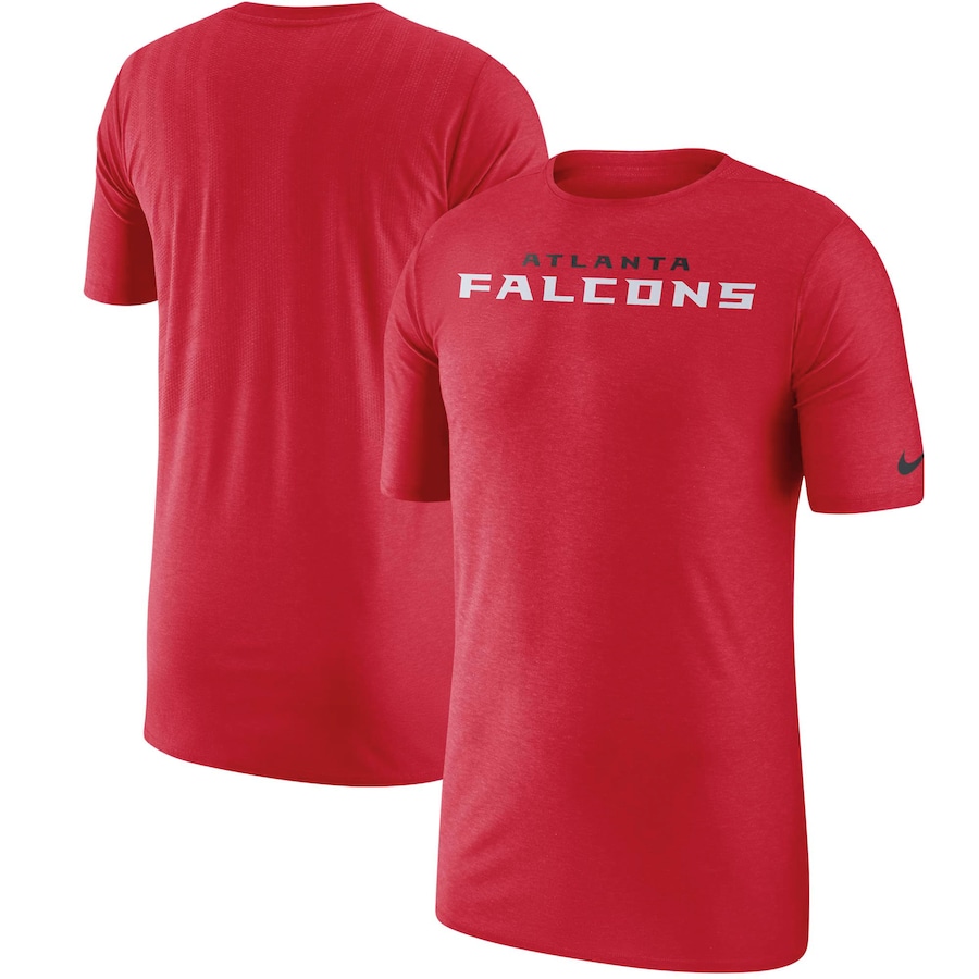 Atlanta Falcons Football Red Sideline Player T-Shirt - Man Atlanta Falcons Football Red Sideline Player T-Shirt - Man