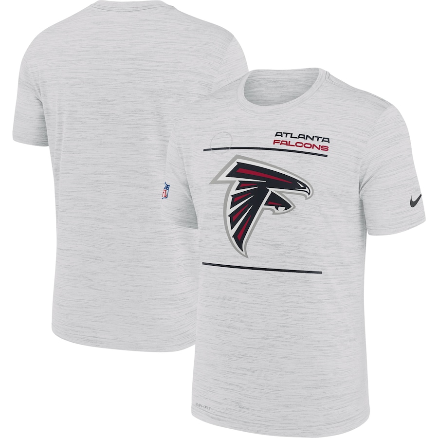 Atlanta Falcons Football White Sideline Velocity Legend Performance T-Shirt - Man