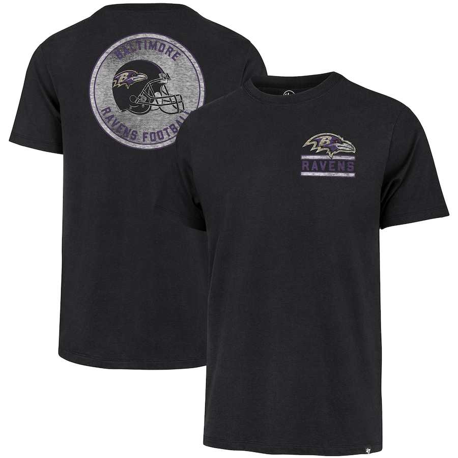 Baltimore Ravens '47 Black Open Field Franklin T-Shirt - Man