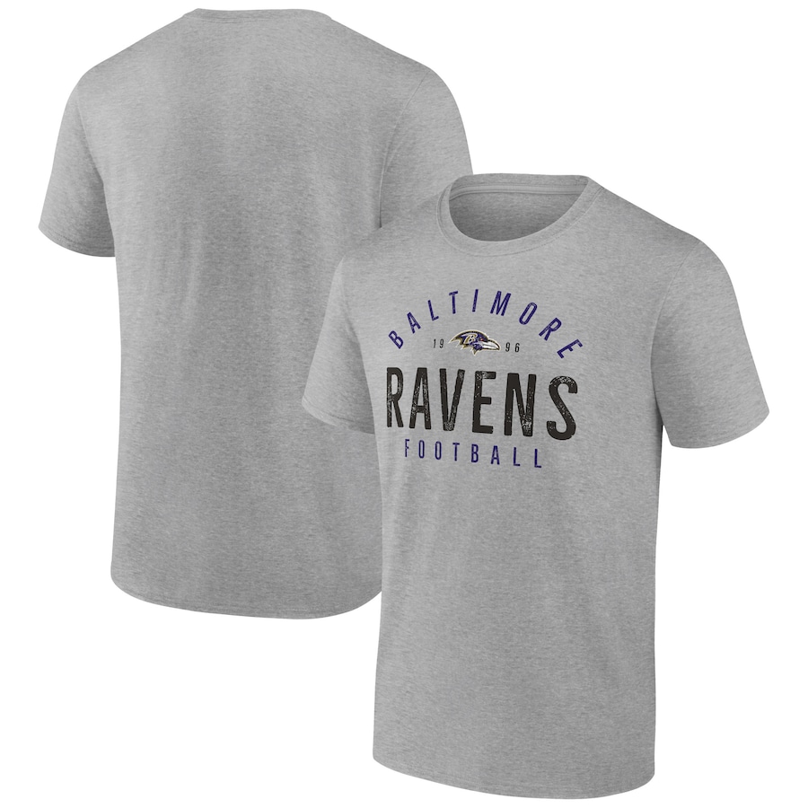 Baltimore Ravens Heather Gray Legacy T-Shirt - Man Baltimore Ravens Heather Gray Legacy T-Shirt - Man