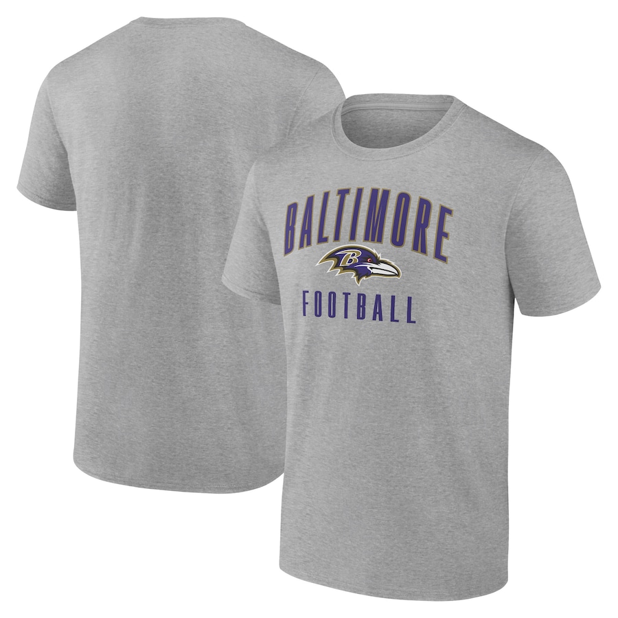 Baltimore Ravens Heather Gray Game Legend T-Shirt - Man Baltimore Ravens Heather Gray Game Legend T-Shirt - Man