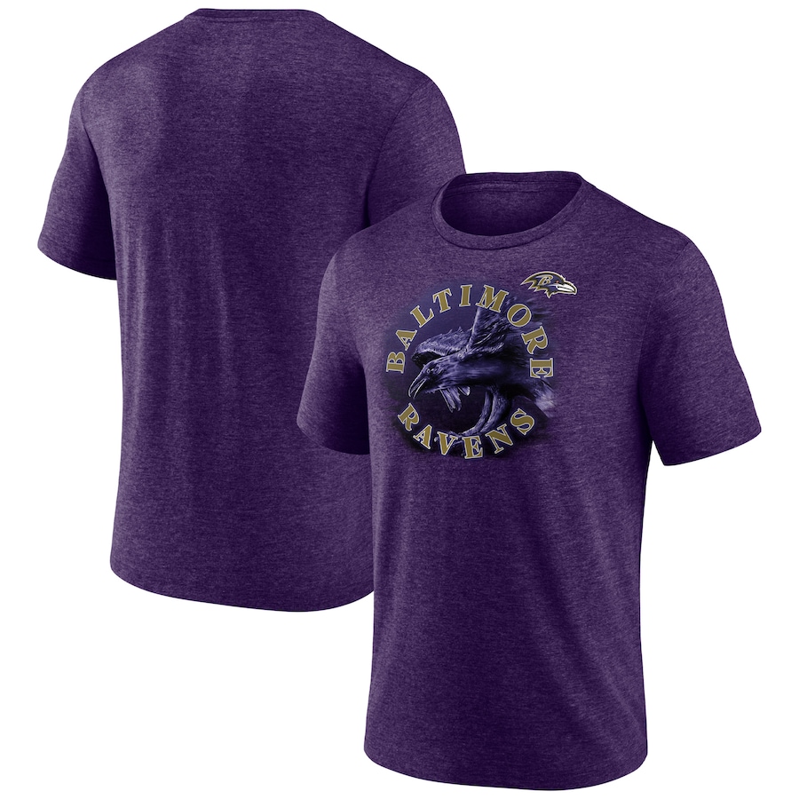 Baltimore Ravens Heathered Purple Sporting Chance T-Shirt - Man