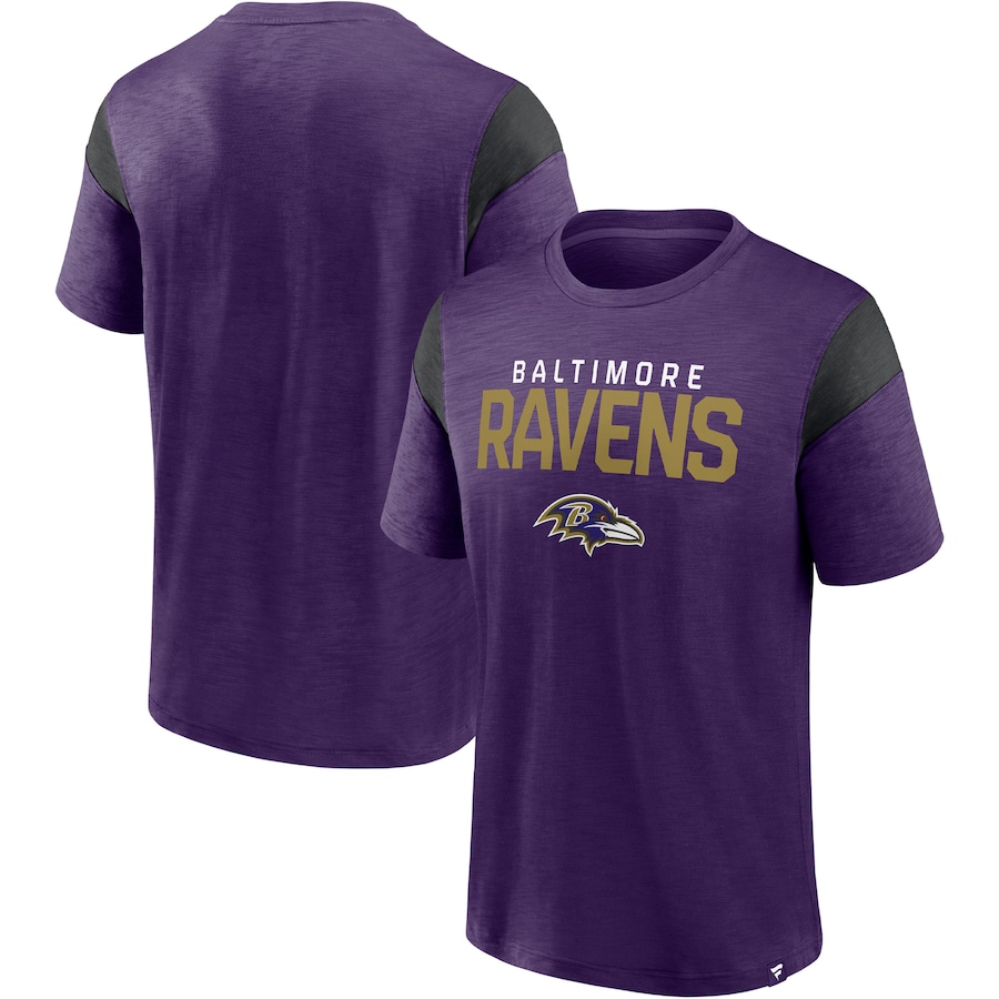 Baltimore Ravens Purple Home Stretch Team T-Shirt - Man Baltimore Ravens Purple Home Stretch Team T-Shirt - Man