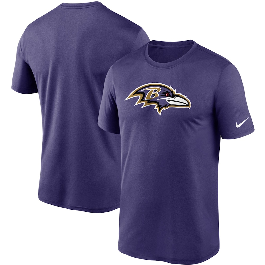 Baltimore Ravens Football Purple Logo Essential Legend Performance T-Shirt - Man Baltimore Ravens Football Purple Logo Essential Legend Performance T-Shirt - Man