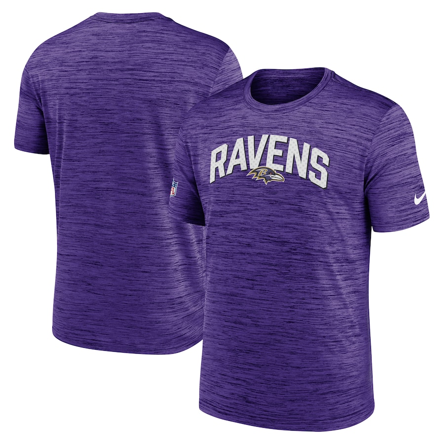 Baltimore Ravens Football Purple Sideline Velocity Athletic Stack Performance T-Shirt - Man Baltimore Ravens Football Purple Sideline Velocity Athletic Stack Performance T-Shirt - Man