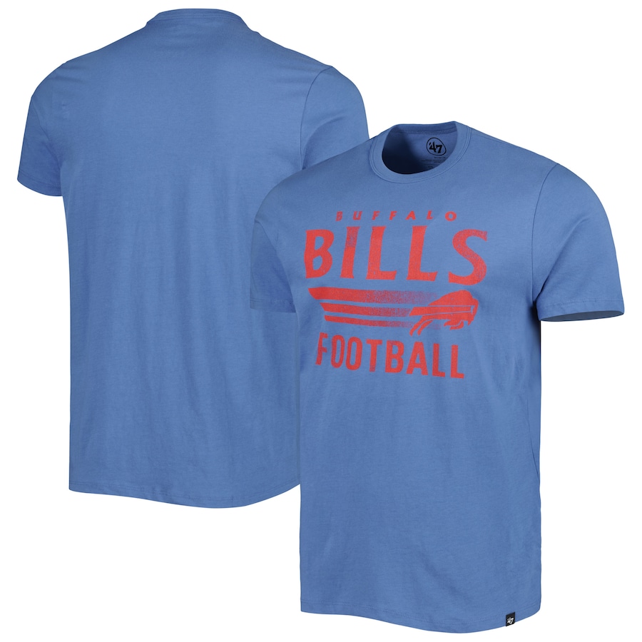 Buffalo Bills '47 Royal Wordmark Rider Franklin T-Shirt - Man