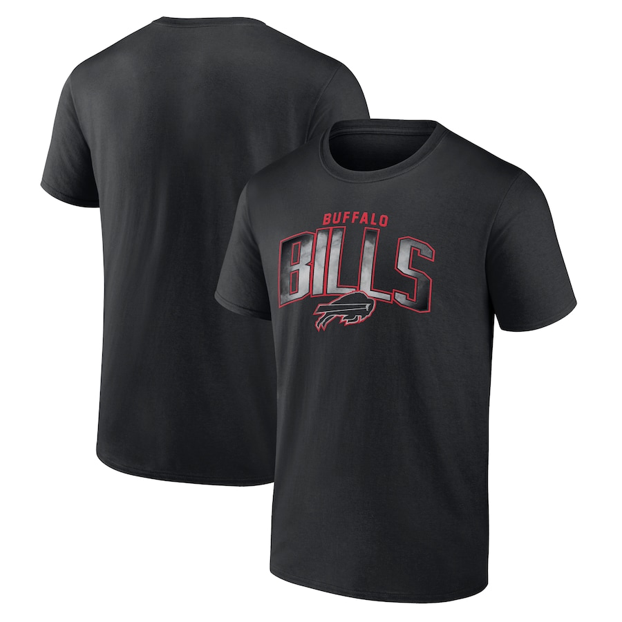 Buffalo Bills Black Smoke Arch T-Shirt - Man