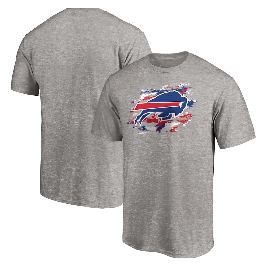 Buffalo Bills Heather Gray True Color T-Shirt - Man Buffalo Bills Heather Gray True Color T-Shirt - Man