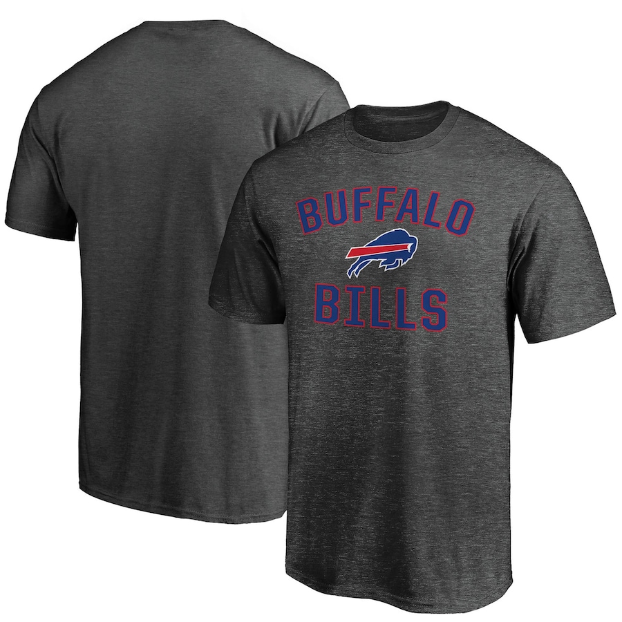 Buffalo Bills Heathered Charcoal Victory Arch T-Shirt - Man